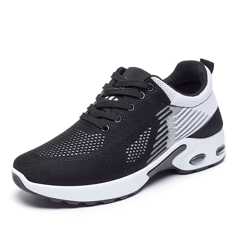 Zapatos deportivos para mujer, nuevo estilo de verano, zapatos de mujer transpirables de malla tejida, zapatos casuales modernos y versátiles, zapatos para correr transfronterizos para mujer