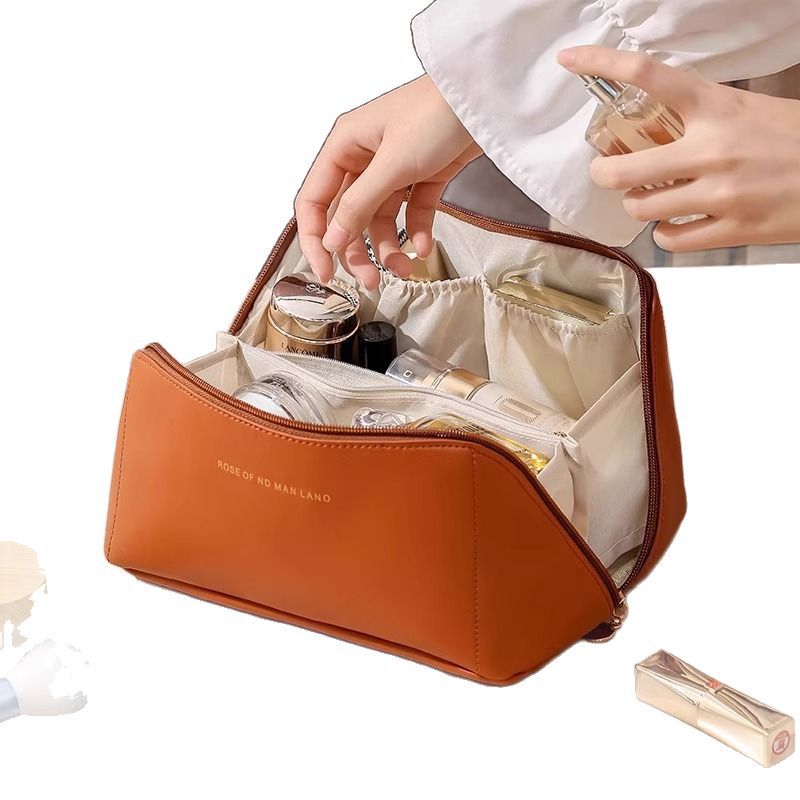 LUXURY Makeup Organizer 2025 | XL Open-Access Design | Waterproof Travel Case | Celebrity-Approved (Fits 10+ Full-Size Products)_voghion.com