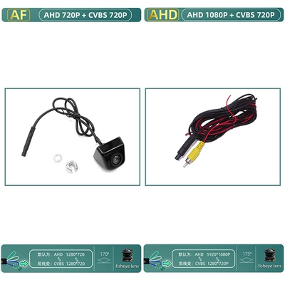 Hd Ahd1080P Us Standard License, Vehicle camera - ahd720pcvbs-three-control-fisheye-wide-angle-black-metal-korean-style-black-lens-fisheye-wide-angle