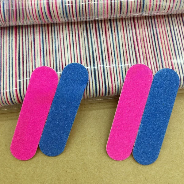 Manufacturer Disposable Wood Chip File Mini Nail File 50mm Wood Veneer Sandpaper File Small File Sandpaper Wood Chip File