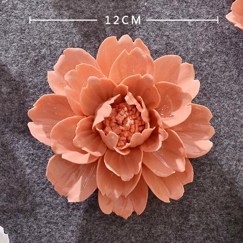 Decoración de Pared de Flores en Cerámica Tridimensional para Sala de Estar y Dormitorio image 17
