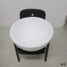 星空彩绘空心IDY手工粘土diy椭圆形插花客厅半圆球材料半圆泡沫球