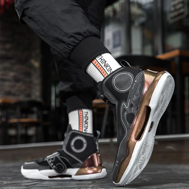 Yu Shuai 14EM chaussures de basket-ball sol en béton combat collégiens résistant à l'usure chaussures respirantes automne loisirs chaussures de sport pour enfants_voghion.com