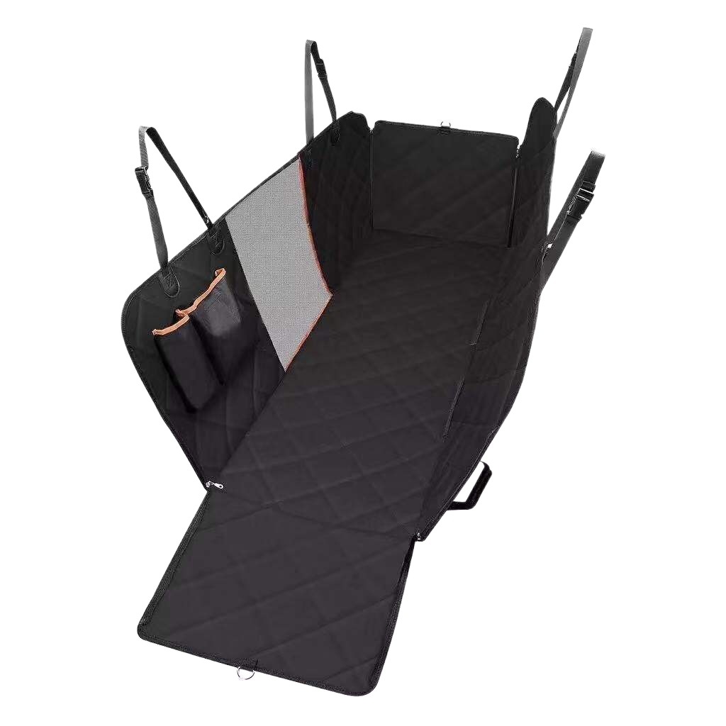 Productos para mascotas transfronterizos, cojín para asiento de coche, cojín para perro para coche, cojín impermeable y antisucio en la parte trasera del coche plegable