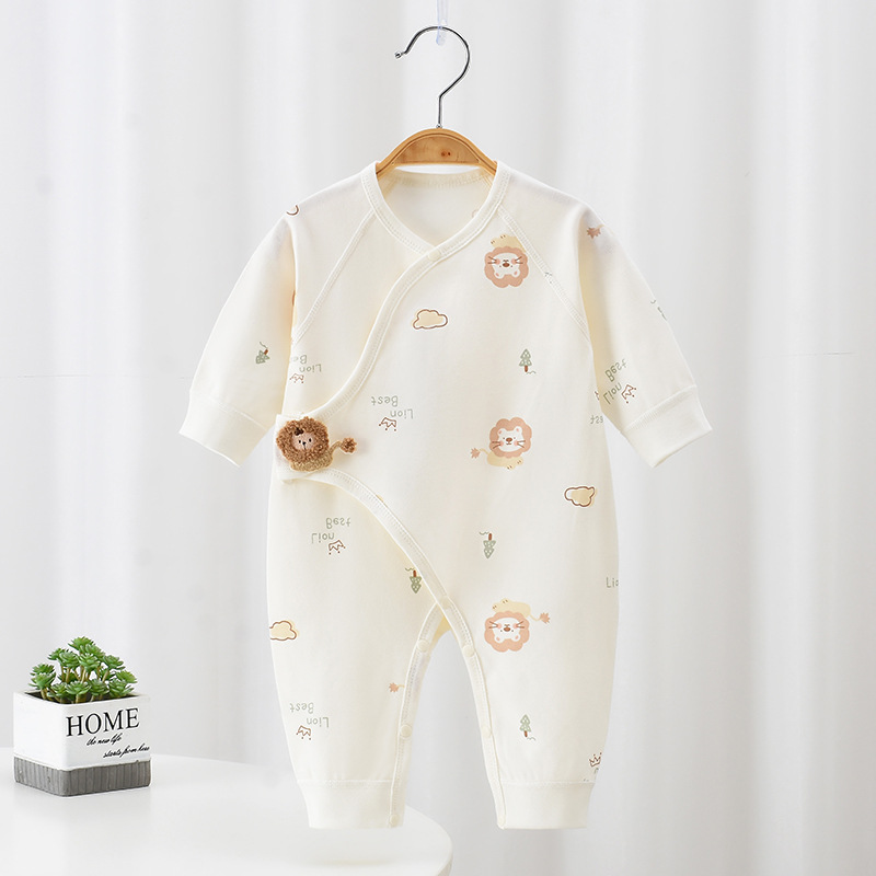 Free Shipping Newborn Butterfly Clothing Pure Cotton Type a All Year Round Style 0-6 Months Baby Jumpsuit Newborn Baby Harem