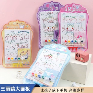 Набор Sanrio для раскрашивания: картины по номерам с акриловыми красками