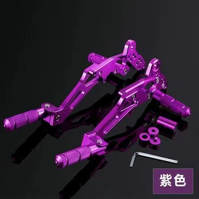 Rear Aluminum Alloy Pedals, Motorcycle pedals - little-monkey-pedals-purple
