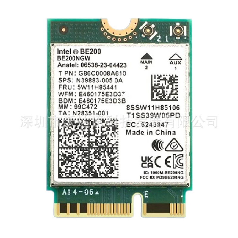 Подключение сетевой карты с Wi-Fi 7, 5G, 6G Trinity, совместимо с Intel Be200, 5,4 Bluetooth
