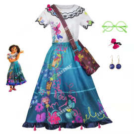 魔法满屋儿童眼镜框无镜片造型架宝宝舞台表演紫色眼睛框配件假发