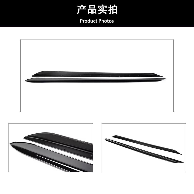 Suitable for 20-25 Bmw 3 Series G20/G28 Modified Mp Side Skirts, Glossy Black Side Skirts with G28 Side Spoiler Skirts