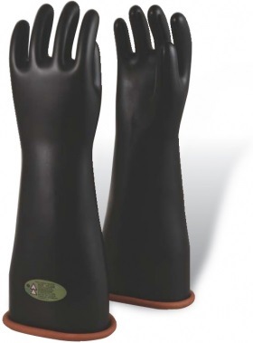 Japan YS109-08-03 Rubber Insulation Gloves Inner Black Black 10…