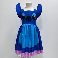 リロアンドスティッチ スティッチ ガールズドレス 子供ドレス パフォーマンスドレス チュチュスカート