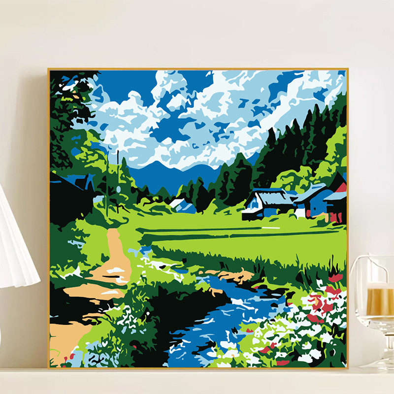 LL102 / 20*20CM（画笔+颜料+绷好内框）