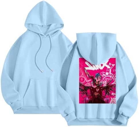 Hoodie for Men Women Arcane League of Legends Art Print Arca