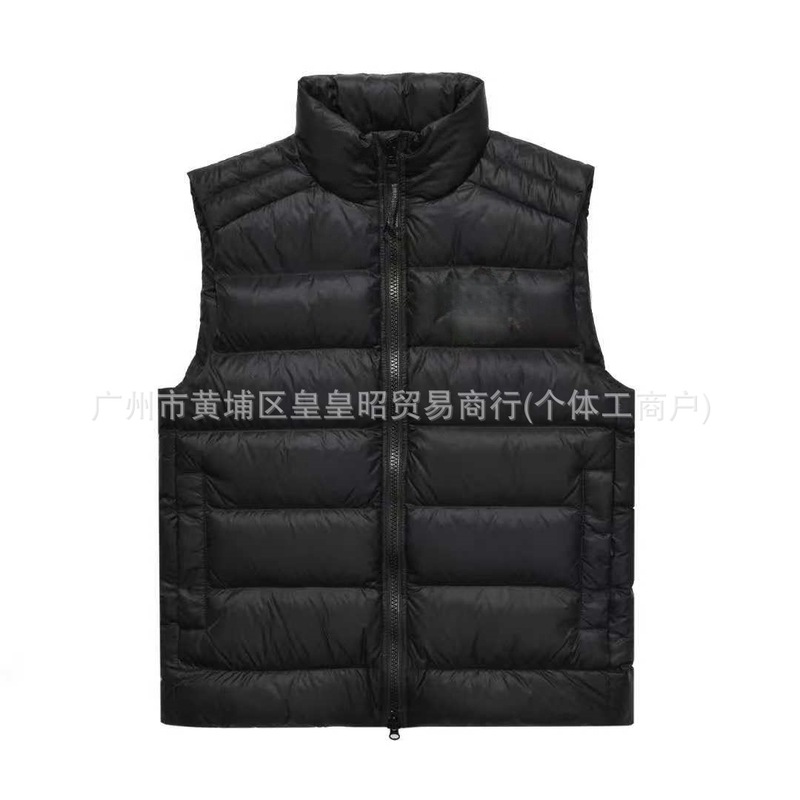 大鹅羽绒亮面马甲男款冬季保暖外套轻薄背心外搭情侣款2025新款女|undefined