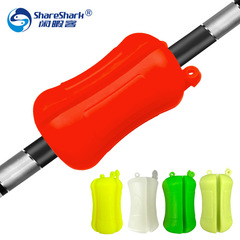 Reel seat ball fishing rod with pull-up device, multi-functional silicone protective bullet, rod ball, pull-out device, fishing rod holder