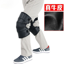 真皮羊毛电动车护膝保暖骑车冬季骑摩托车护膝盖防风防寒加厚男女