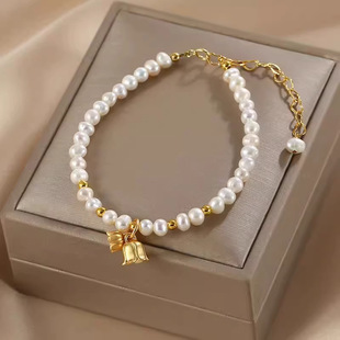 Pure Good Luck Suzuki Natural Freshwater Pearl Bracelet Women's Simple Fashionable Super Fairy Summer Explosions Bracelet Accessories