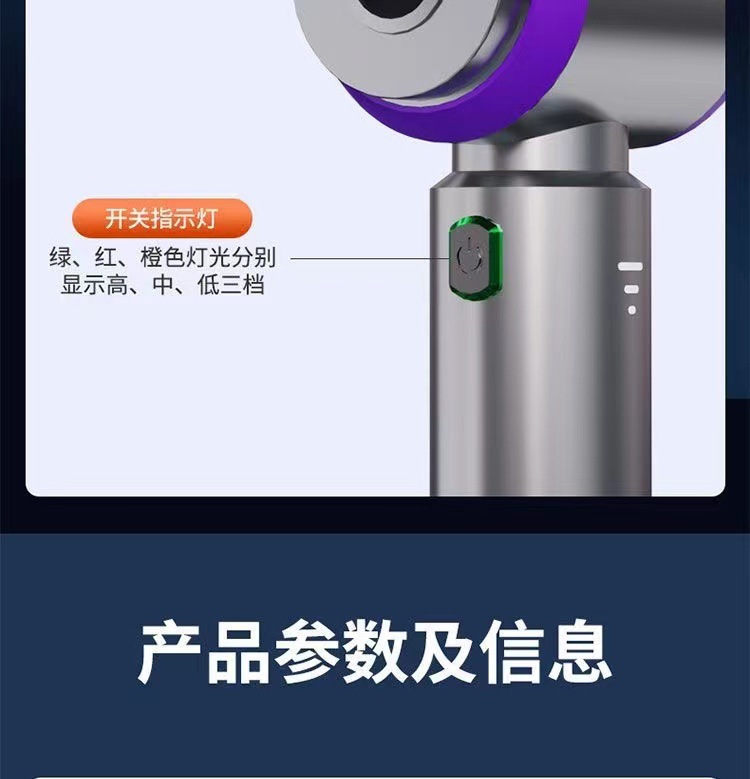 Cross-border new car wireless vacuum cleaner brushless three-speed large suction blowing suction integrated hand-held household dust blower
