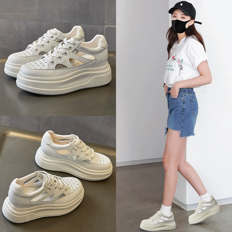 Туфли для кексов с толстой подошвы женские сандалии летние 2025 новые туфли