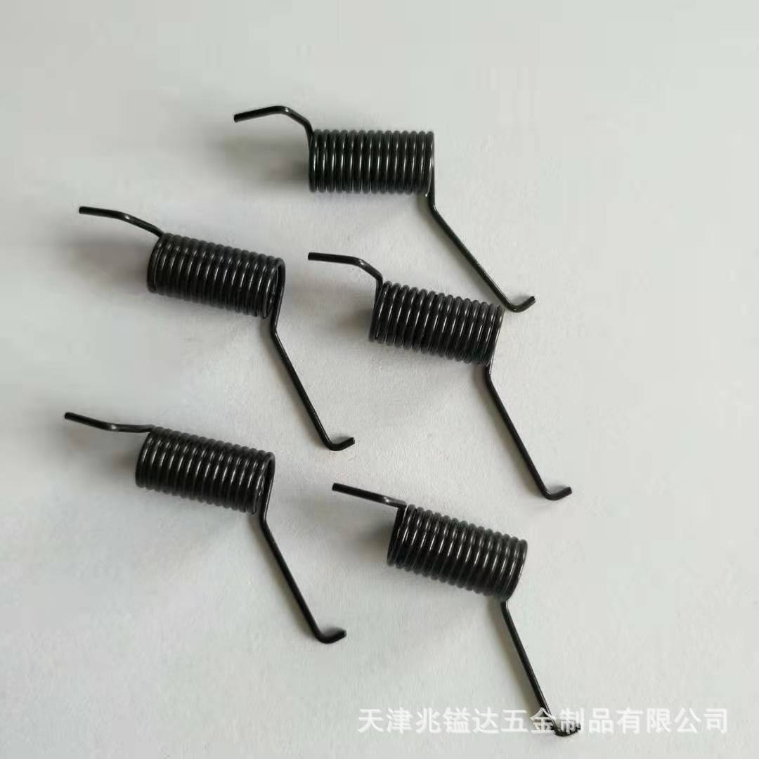 扭簧，碳素钢丝（SWC,SWP）,表面发黑处理，汽车内饰零件