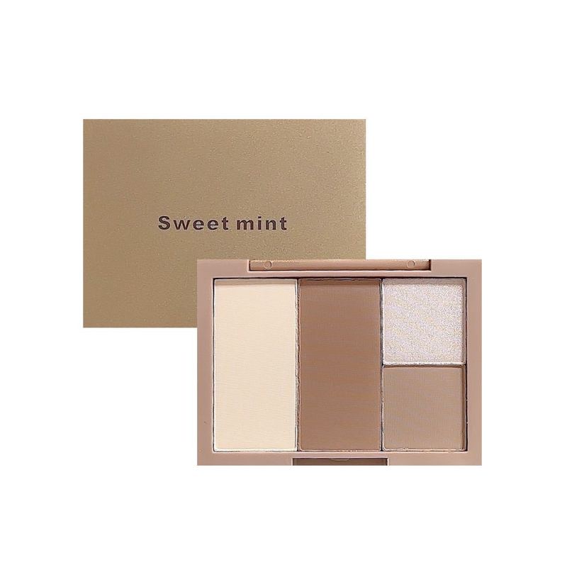 sweetmint多用综合盘 哑光高光提亮自然立体鼻影易上色修容一体盘|undefined