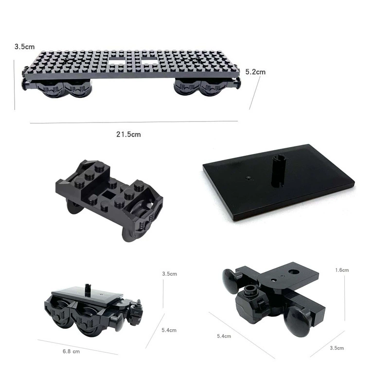 Совместимость с мелкими частицами строительных блоков аксессуары для поездов колесо шасси колесо шасси магнитное соединение MOC