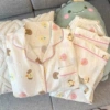 YDM-dot little bear double long