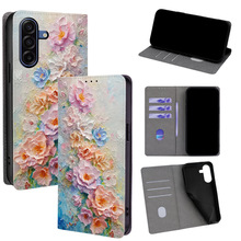 适用荣耀X70手机保护套X60来图定制彩绘honorX9D多卡位翻盖手机壳