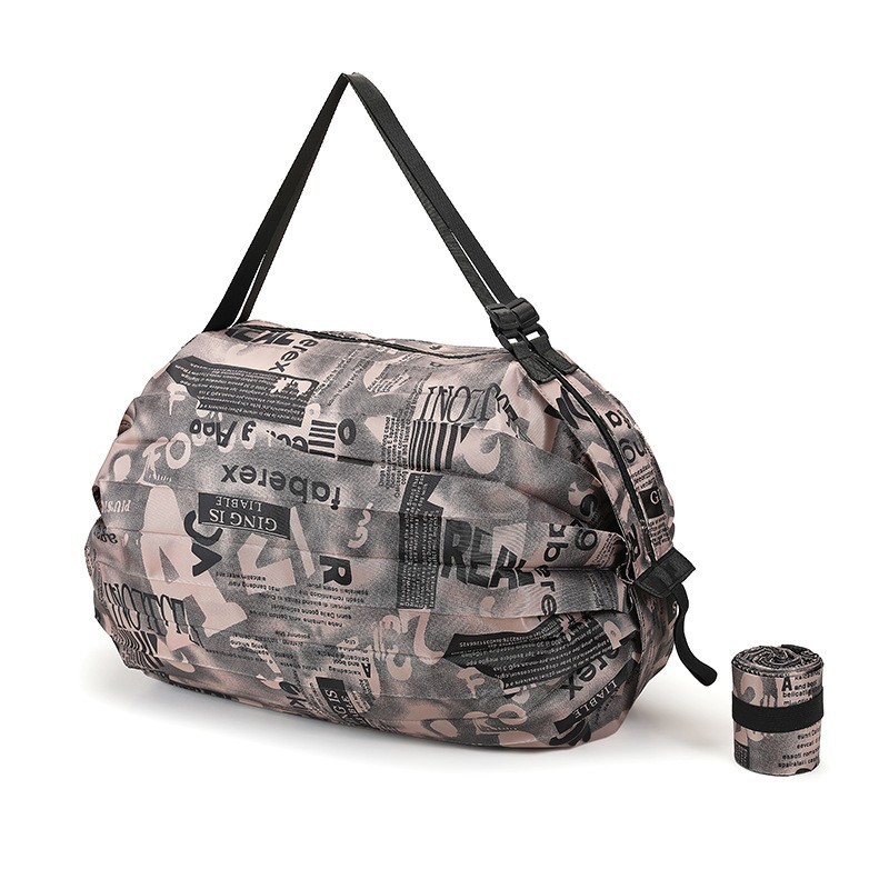 Fábrica de gran capacidad plegable bolsa de compras plisada camuflaje multicolor Oxford tela de almacenamiento portátil protección del medio ambiente bolso