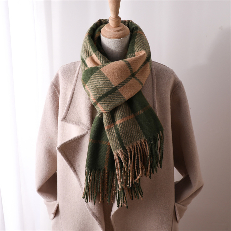 Women's Elegant Classic Style Color Block Polyester Printing Scarf display picture 7