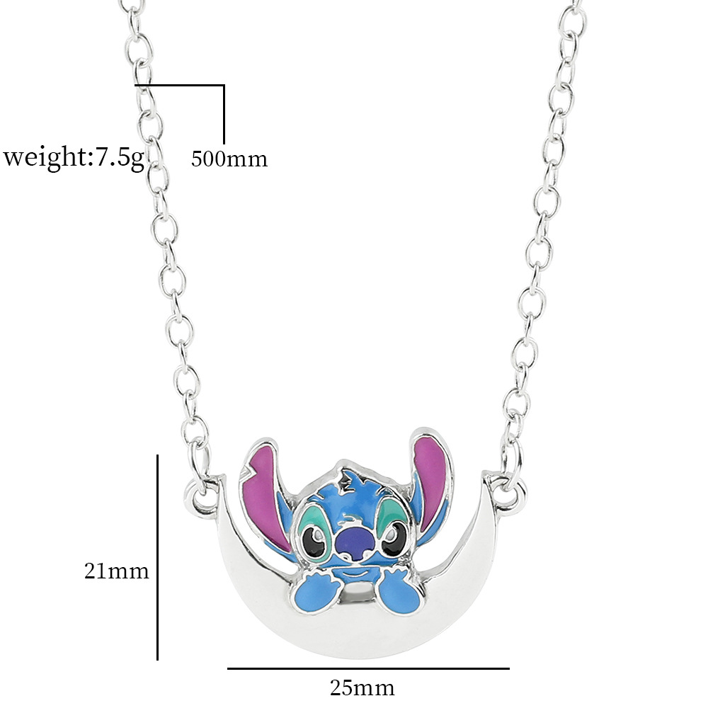 Cartoon Style Cartoon Character Alloy Plating Women's Necklace display picture 1