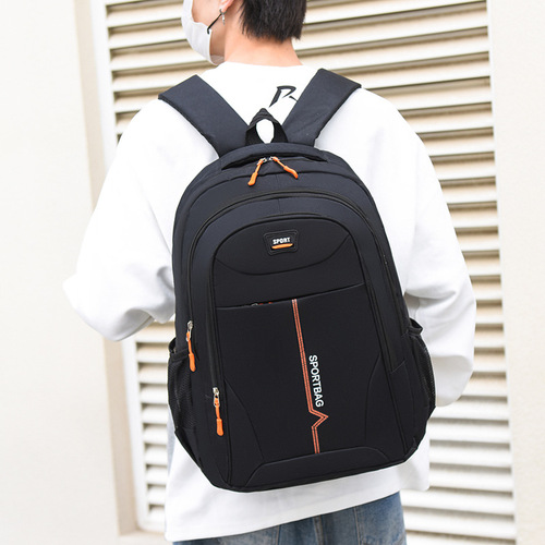 Backpack, foreign trade, anti-splash, men's business bag, casual outdoor travel bag, large capacity student computer bag, backpack
