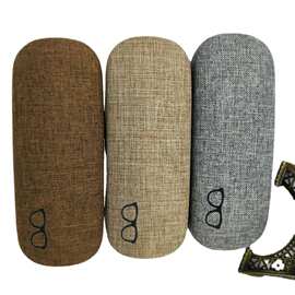 麻的艺术个性创意近视镜盒手工好物ins小清新创意复古眼镜收纳盒