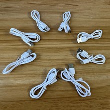 工厂源头USB充电线Type-c补光仪蓝牙耳机加湿器配机线20 30 50 80