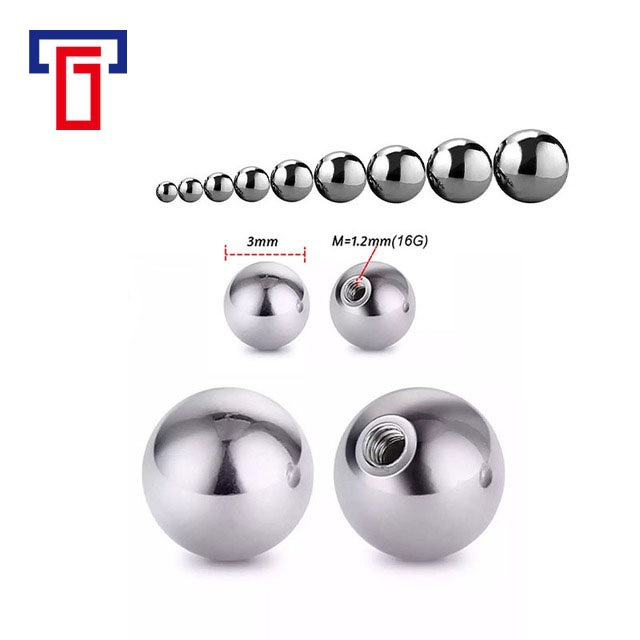 Pointed titanium steel lip stud product view