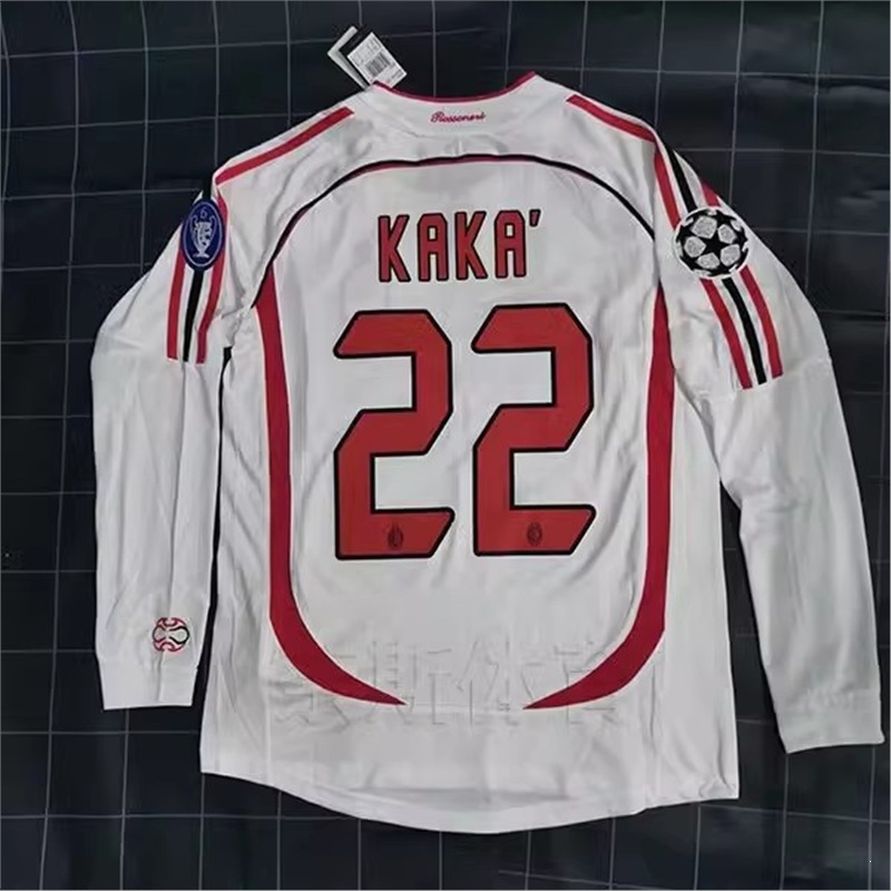 adidas x AC Milan Retro 2006/07 Away Long Sleeve Kaká #22 Jersey White
