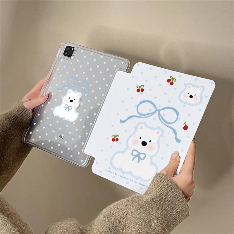 Вишневая бабочка Западная Хайленд Y-образной формы, подходит для Apple iPad11, чехол для Air7/6, защитная обложка PRO с местом под стилус