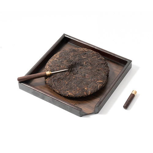 Wholesale Bamboo Pu'er Tea Dividing Plate, Solid Wood Appreciation Tea Plate, Tea Evaluation Box, Tea Opening Tray, Tea Knife, Needle Tea Scoop