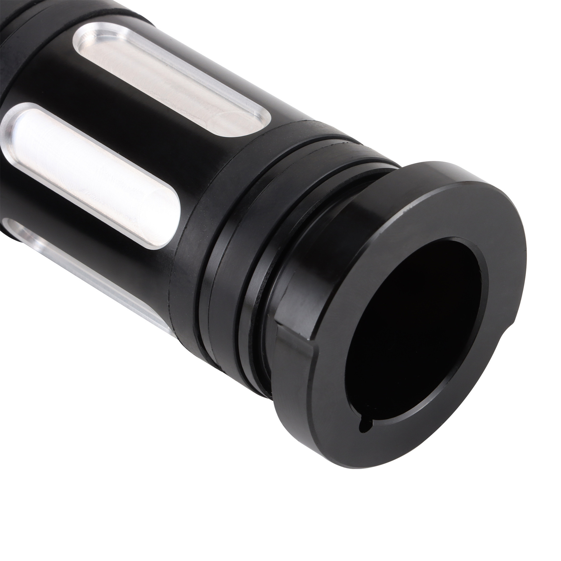 GOOFIT motorcycle handlebar handle cover motorcycle modification parts aluminum alloy CNC handle cover accessories