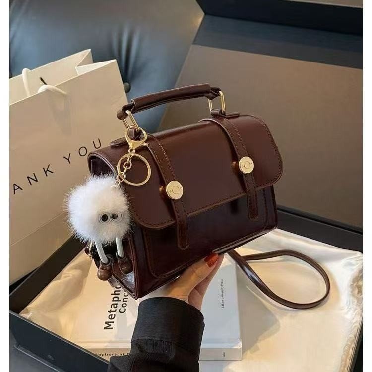 High-End Vintage Bags for Women, New Trendy Versatile Crossbody Bags, Fashionable Niche Small Square Bags for Women