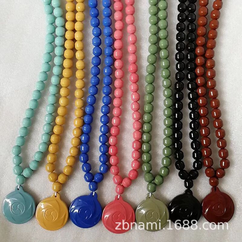 Tourmaline necklace high-end bright light lucky wind pendant necklace germanium stone necklace