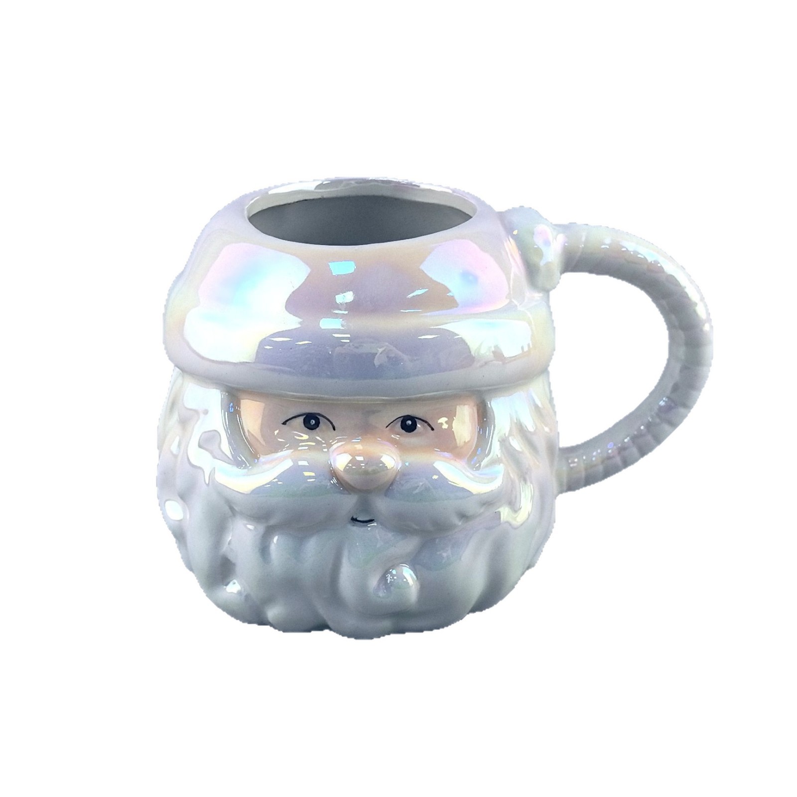 Navidad creativa transfronteriza atmósfera cerámica de oro tazas de Santa Claus tazas de Navidad artesanías cerámicas