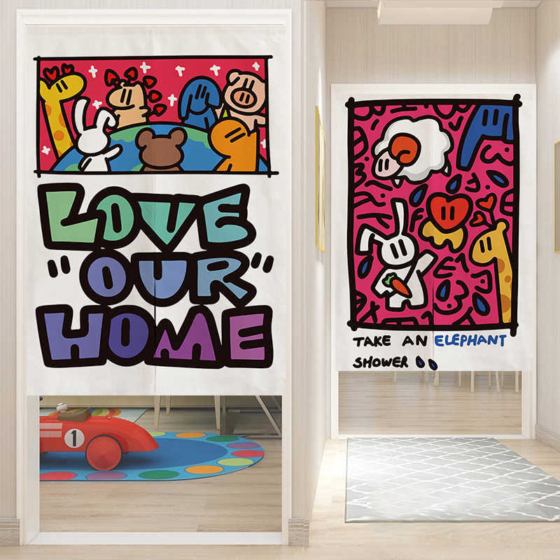 Art graffiti puerta de cubierta