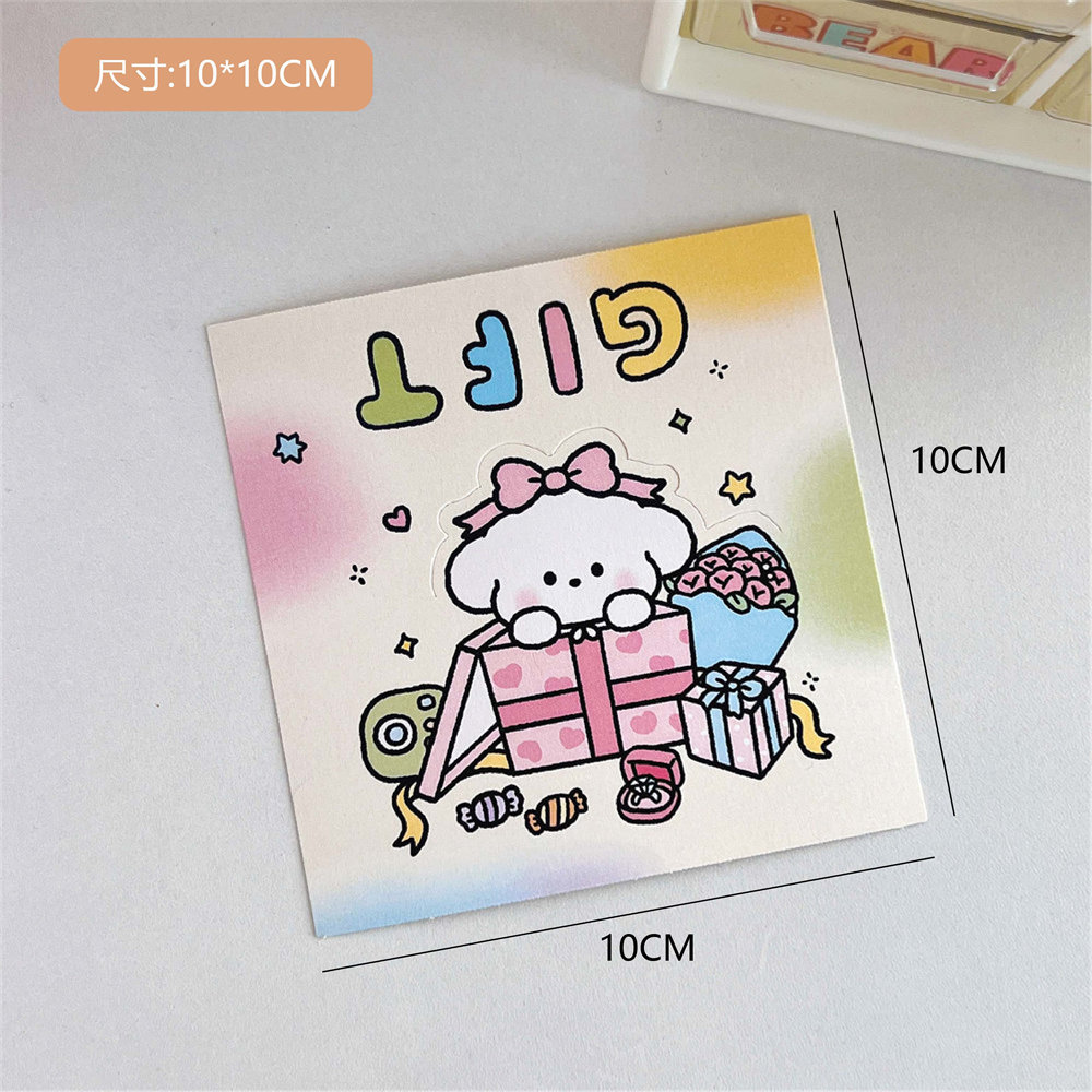 Tengyi marca conjunta original Lele Bean tarjeta de embalaje cabeza de tarjeta espalda niña tarjeta pequeña tarjeta decoración tarjeta inferior accesorios al por mayor