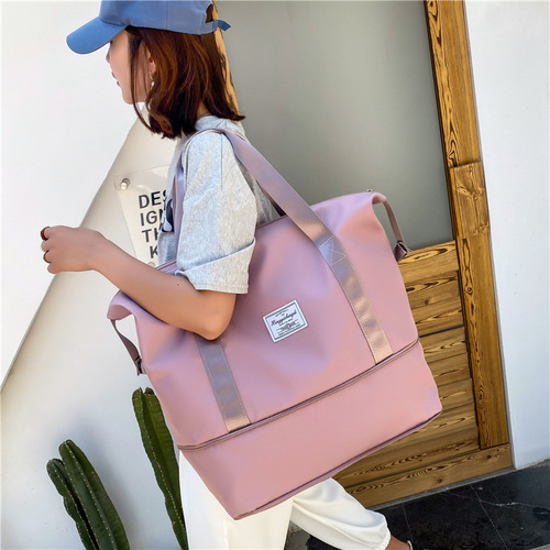 Wholesale Wet and Dry Separation Sports Crossbody Bag Yoga Fitness Bag Large Capacity Travel Bag Can Print LOGO