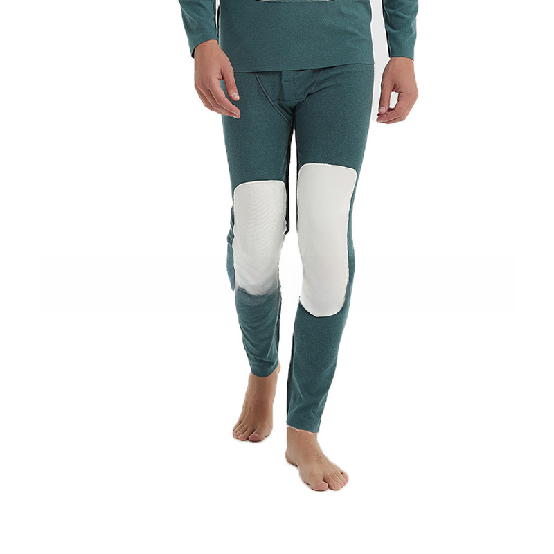 Men's velvet keep warm trousers