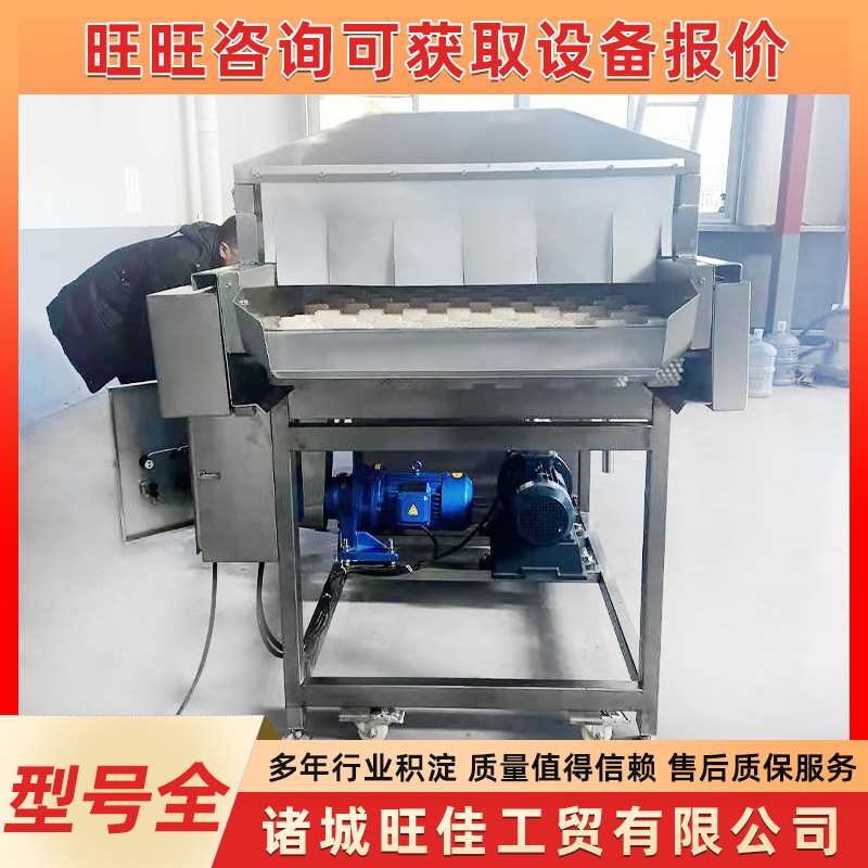 海蛎子小龙虾清洗机 不锈钢花生毛刷海鲜蔬果平行毛辊清洗设备