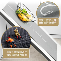 Internet celebrity kitchen floor mats, waterproof and oil-proof mats, wipeable, washable and stain-resistant floor mats, household non-slip long leather carpets