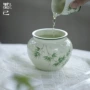 手绘家用陶瓷水盂茶道